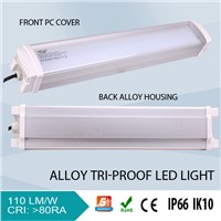 Factory Best Sale tri-proof light fixture, drop ceiling batten led linear light