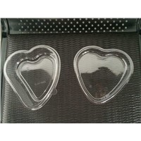 Disposable plastic PET tray heart-shaped   box for fruits