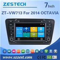 2 din touch screen car dvd gps player for vw 2014 OCTAVIA