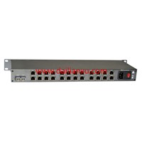 DLX-FS24-EG 24channels 10/100M Ethernet port with one 10/100M/1000M Fiber port Switch