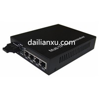 DLX-FS 4ports/8ports 10/100M Ethernet Fiber Optical Switch Fiber Ethernet Switch