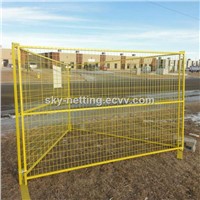 Canada standard PVC coated  temporary construction fence