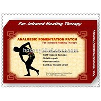 Far-infrared pain relief patch plaster with magnet reinforced effect