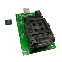 eMCP162 Socket to USB, for BGA162/186 testing, size 12*16mm, eMCP programmer Clamshell Test Socket
