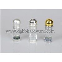 Mini glass perfume bottle,colored plating essential oil bottle