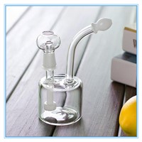 Best Quality Water Pipes Two Function Clear Bubbler Glass Percolator Water Pipe Oil Rig Bong