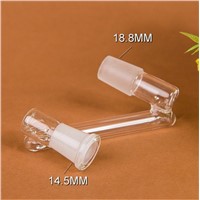 Glass Adapter Male To Female Joint Drop Down For Glass Water Bongs
