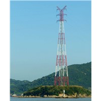 electric power transmission crossing tower