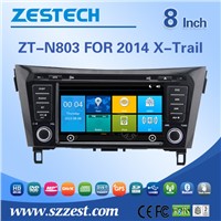 TOUCH SCREEN GPS NAVIGATION SYSTEM CAR DVD PLAYER For 2014 Nissan X-trail Nissan 2014 QASHQAI