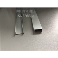 Aluminum edge profile for furniture cabinet door (SN526)