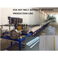 High Output EVA Hot Melt Adhesive Stick Extrusion Machine
