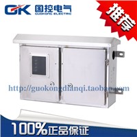 Rain stainless steel distribution box with three phase meter box double door 550 * 400 * 180 mm