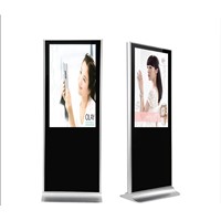 Stand alone indoor wireless wifi indoor tv screen panel lcd wall mounting ad play with media screen
