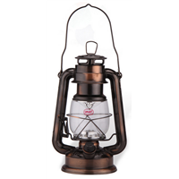 15 LED hurricane lantern 245mm with antique design for decoration