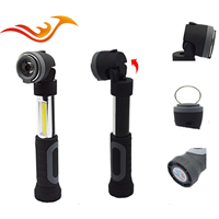 3W+1W telescopic LED work light COB work light with hanger,magnet and light angle adjustable