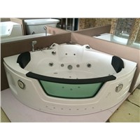 Chinese mainland sex Acrylic corner jet whirlpool massage bathtub