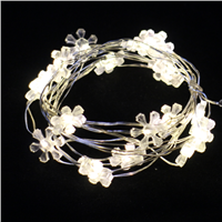 High brightness and low consumption sun-flower shape led mini string light