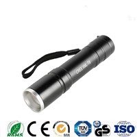 High Power 1000lm 5 Mode Foucs Zoom Rechargeable Led Flashlight for Camping (5112)