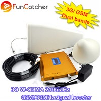 LCD Display Dual Band GSM 900MHZ 3G 2100MHz Signal Booster GSM Repeater DCS amplifier indoor outdoor