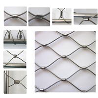 Custom Made Flexible Stainless Steel Cable Mesh