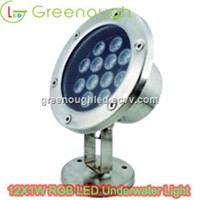 High Power LED Underwater Light/Underwater Dock Lights/LED Garden Light 12W