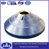manganese steel concave and mantle cone crusher bowl liner