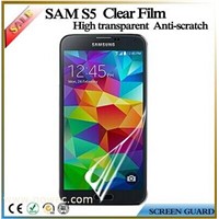 High Transparency For Samsung galaxy S5 Mobile Phone Screen Protector Clear