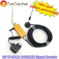 Mini WCDMA 2100MHz Mobile Phone 3G Signal Booster , Omni Antenna + Sucker Antenna with 10M cable
