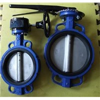 cast iron/ Ductile iron wafer butterfly valve