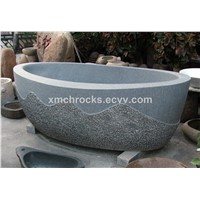 Dark Grey granite bath tubs