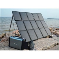 Stockfarming use 110V-240V multi-functional 500W portable solar generator with CE/RoHS/FCC/ IP65