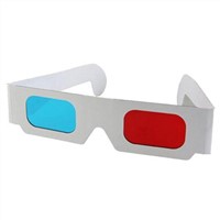 Red Blue 3d paper glasses,OEM printing