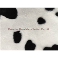 polyester animal  printed velboa fabric(BM1043P)