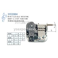 Yunsheng 18-Note Standard Musical Movement with Flexible Rotating Shaft & Stop Function (3YE2004)