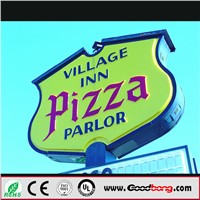 High quality outdoor wterproof vacuum forming advertising shop sign