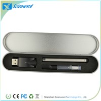 Hot selling E-cigarette E slim model Touch pen tin box kit for CO2 oil in Shenzhen China