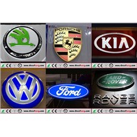 car company logo sign / car electronic brand signs / car logo metal signs