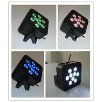 6 in 1 RGBAW UV Battery Powered LED Par Can