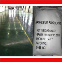 magnesium fluorosilicate for surface hardening of concrete