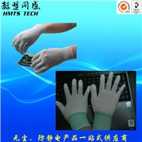 Carbon Fiber ESD Nylon Gloves, PU Top Fit/ESD PU Top Fit Nylon Gloves
