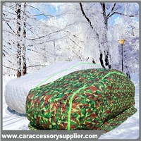 Colourful  cotton padded heat insulation car cover for Russsia market