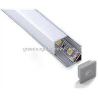 V Shape LED Aluminum Profile/ LED Linear Strip Bar Light With 30 Degrees Lens