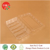 clear clamshell blister packaging plastic food box