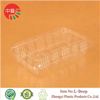 clear takeaway disposable plastic food container