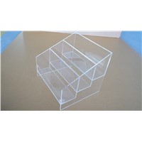 Clear acyrlic book display stands, umberaller display cases