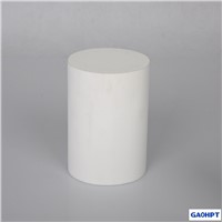 honeycomb ceramic catalyst support for heat exchanger
