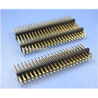 1.0MM pitch  Male Pin Header Connector For Computer Motherboard Gold Plated