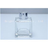 fashion 50ml 100ml diffuser bottle, glass perfume bottle with knob lid