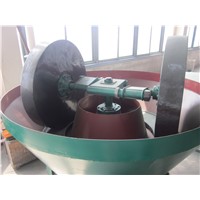 gold grinding wet pan mill with two rollers