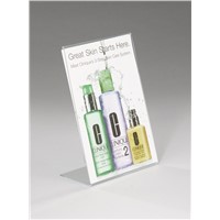 Clear acrylic poster display holder